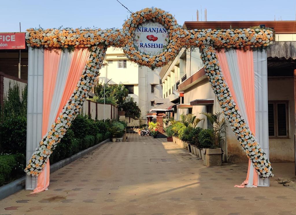 Wedding ceremony at Parijatha Conventional Hall near Dharmasthala Temple