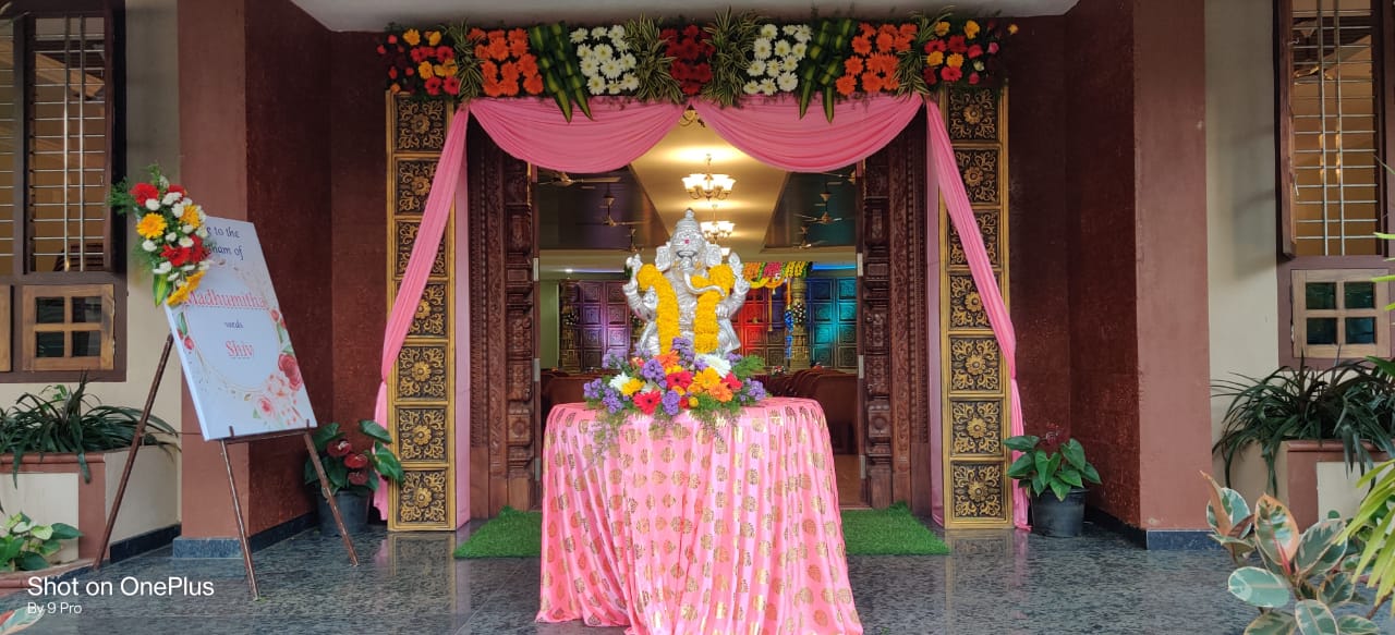 Venue exterior at Parijatha Conventional Hall Dharmasthala